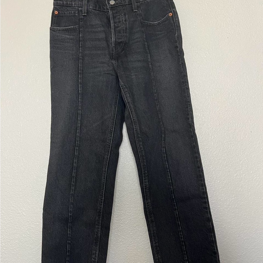 Levi's women Straight Black Jeans